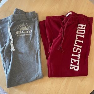 Hollister slim leg sweatpants, Set of 2